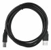 Lanberg kabel usb 2.0 am-bm 1.8m, czarny ca-usba-10cc-0018-bk - Galeria zdjęcie 3