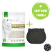 DIAMENTIQ Tofu Neutral Ultra clumping - żwirek roślinny - 4kg + mata pod kuwetę - Galeria zdjęcie 1