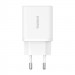Ładowarka sieciowa Baseus Cube C+U 30W EU (moon white) - Galeria zdjęcie 1