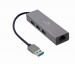 GEMBIRD ADAPTER USB-AM DO LAN GIGABIT HUB USB 3.0 - Galeria zdjęcie 2