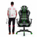 Fotel gamingowy DIABLO X-ONE 2.0 normal fotel czarno-zielony - Galeria zdjęcie 8