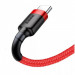 BASEUS KABEL USB DO USB-C CAFULE 2A 3M (CZERWONY) - Galeria zdjęcie 3