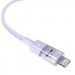 Kabel Baseus Gem 2.4A 1m (fioletowy) - Galeria zdjęcie 3