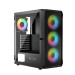 LOGIC OBUDOWA LOGIC PORTOS ARGB MIDI USB 3.0 BLACK - Galeria zdjęcie 2