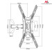 Maclean MC-758 Uchwyt do telewizora lub monitora 13-55" 30kg max. vesa 400x400 - Galeria zdjęcie 5