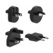 Ładowarka z Powerbankiem Belkin BoostCharge Hybrid Wall Charger 25W + Power Bank 5K + Travel Adapter Kit 1xUSB-A + 1xUSB-C PD3.0 5000mAh 20W Black - Galeria zdjęcie 4