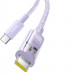 Kabel Baseus Gem Typ C-Typ C 100W 1m (fioletowy) - Galeria zdjęcie 2