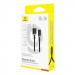 Kabel Baseus Dura USB-Typ C 60W 2m (czarno-złoty) - Galeria zdjęcie 6