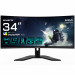 MONITOR GIGABYTE LED 34" G34WQCP 180Hz - Galeria zdjęcie 1