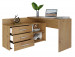 Biurko narożne + komoda DANY 120x50xH76 artisan - Galeria zdjęcie 3