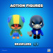BRAWL STARS S1 ACTION FIGURES 11cm - 2 PACK VER.B - Galeria zdjęcie 3