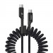 Kabel Baseus Fish-Eye Typ C-Typ C 100W 1m (czarny) - Galeria zdjęcie 2