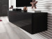 Szafka RTV VIGO SLANT 180cm (2x90) czarny/czar.poł - Galeria zdjęcie 5