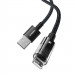 Kabel Baseus Gem Typ C 2.4A 2m (czarny) - Galeria zdjęcie 2