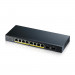 Switch Zyxel GS1900-10HP 10p PoE (PoE+: 8;) 77W Managed Gigabit - Galeria zdjęcie 1