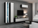 Regał VIGO NEW 180/40/30 czarny/biały połysk - Galeria zdjęcie 5