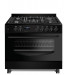 Kuchnia gazowo-elektryczna Ravanson KWGE-K90 CHEF MODERN BLACK - Galeria zdjęcie 1