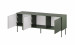 Szafka RTV 3D TRESSE 150x40x55 zieleń mat - Galeria zdjęcie 2
