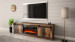 Szafka RTV GRANERO+kominek 200x56,7x35 old wood - Galeria zdjęcie 4