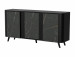 Komoda VOLARE 151x39x75 czarny/san sebastian - Galeria zdjęcie 1