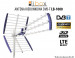 LIBOX ANTENA KIERUNKOWA ZEWNĘTRZNA LB1000 | 105CM - Galeria zdjęcie 3