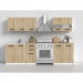 KUCHNIA SET 2M BIAŁY MAT/ SONOMA - Galeria zdjęcie 2