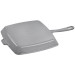 Kwadratowa patelnia żeliwna grillowa STAUB 40501-109-0 - grafitowa 30 cm - Galeria zdjęcie 2