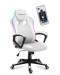 Fotel gamingowy Huzaro Force 2.5 RGB WHITE MESH - Galeria zdjęcie 3