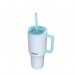 Kubek termiczny z teleskopową słomką Kambukka Rio Tumbler 950ml Frosty Coconut - Galeria zdjęcie 1