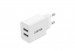 UNITEK ŁADOWARKA 2X USB-A, 12W, BIAŁA, P1113A-EU - Galeria zdjęcie 4