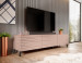Szafka RTV NOVA 186x40x48 róż mat - Galeria zdjęcie 3