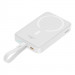 Powerbank Baseus Magnetic Mini Air Wireless 10000mAh 20W+kabel lightning (biały) - Galeria zdjęcie 5