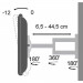 TECHLY UCHWYT ŚCIENNY TV LED/LCD 19-37 CALI 25KG O - Galeria zdjęcie 4