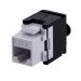 Gniazdo keystone RJ45 UTP bezn. kat.6 Q-lantec - Galeria zdjęcie 1