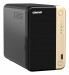 Qnap TS-264-8G, Tower, 2 x 2.5"/3.5" SATA, Intel Celeron N5105/N5095 4C/4T, 8 GB DDR4 onboard not expandable, 2 x 2.5GbE, optional 10GbE, External adapter (PSU) - Galeria zdjęcie 3