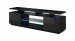 Szafka RTV EVA 180x40x52 czarny/czarny połysk - Galeria zdjęcie 1