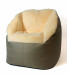 Pufa worek sako FLUFFY kremowy XXL 140x90 - Galeria zdjęcie 1