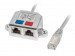 Lanberg adapter rozdzielacz lan rj45/2x rj45 ftp ad-0026-s - Galeria zdjęcie 1