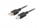 LANBERG KABEL USB-A->USB-B M/M 2.0 1M FERRYT BOX - Galeria zdjęcie 2