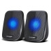 AUDIOCORE GŁOŚNIKI KOMPUTEROWE 6W USB LED AC835 - Galeria zdjęcie 1