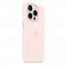 Apple iPhone 15 Pro Silicone Case with MagSafe - Light Pink - Galeria zdjęcie 5