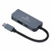 GEMBIRD MULTI ADAPTER USB TYP-C 3W1 SREBRNY - Galeria zdjęcie 2