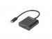 LANBERG ADAPTER USB-C 3.1 (M) -> HDMI (F) 15CM - Galeria zdjęcie 1