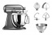 Robot kuchenny KitchenAid Artisan 5KSM175PSEMS (300W) - Galeria zdjęcie 2