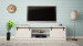 Szafka RTV GRANERO 200x56,7x35 biały/biały połysk - Galeria zdjęcie 4