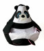 Pufa worek sako PANDA czarny-biały XL 130x90 - Galeria zdjęcie 4