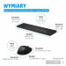 Zestaw klawiatura + mysz HP 650 Wireless Keyboard and Mouse Combo bezprzewodowe czarne 4R013AA - Galeria zdjęcie 3