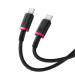 Kabel Baseus Dura Typ C-Typ C 100W 2m (czerwono-czarny) - Galeria zdjęcie 4