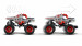 LEGO TECHNIC 42200 Monster Jam™ ThunderROARus™ z napędem typu pull-back - Galeria zdjęcie 4