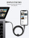 AUKEY CB-CL03 NYLONOWY KABEL USB C-LIGHTNING 2M PD - Galeria zdjęcie 8